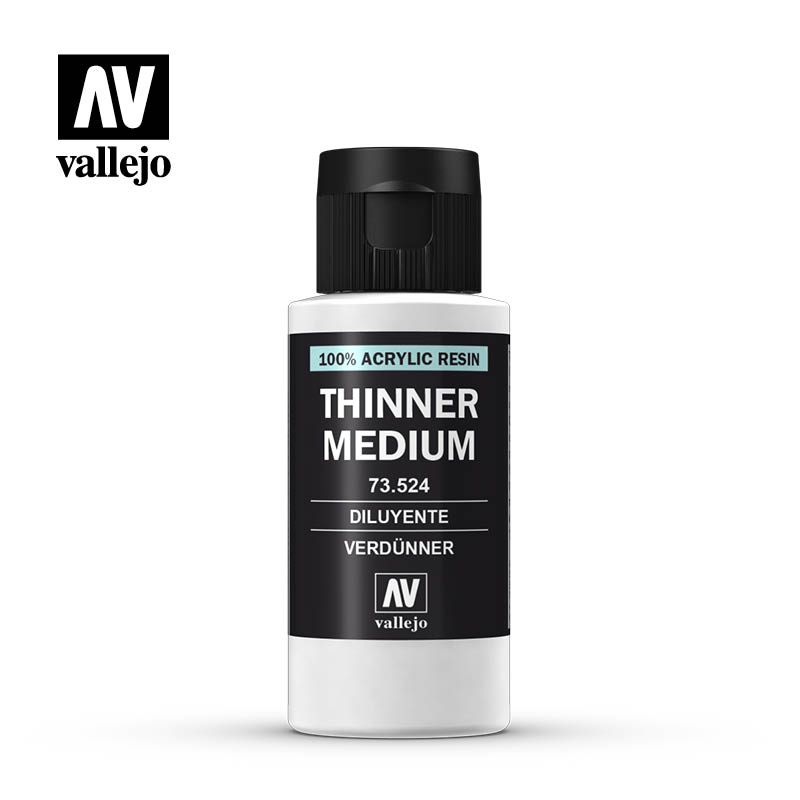 Vallejo THINNER MEDIUM - rozcieńczalnik - 17ml - Rozcieńczalniki - Chemia  modelarska - Sklep Modelarski Agtom