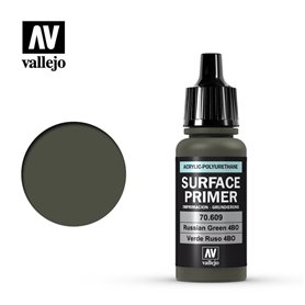 Vallejo SURFACE PRIMER Podkład akrylowy RUSSIAN GREEN 4BO / 17ml