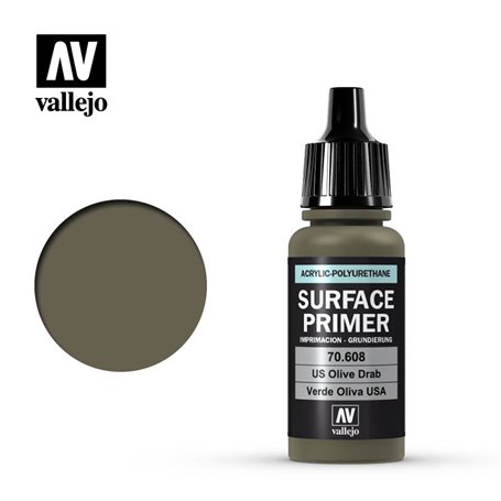 Vallejo SURFACE PRIMER Podkład akrylowy US OLIVE DRAB / 17ml