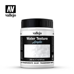 Vallejo WATER TEXTURE - TRANSPARENT WATER - przeźroczysta woda - 200ml