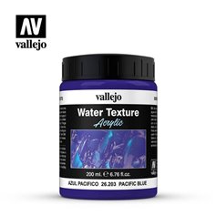 Vallejo WATER TEXTURE - PACIFIC BLUE - błękit Pacyfiku - 200ml