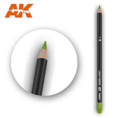 AK Interactive WATERCOLOR PENCIL - ołówek do weatheringu - LIGHT GREEN