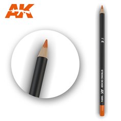 AK Interactive WATERCOLOR PENCIL - ołówek do weatheringu - STRONG OCHER