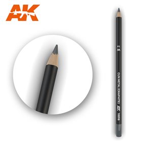 AK Interactive WATERCOLOR PENCIL - ołówek do weatheringu - GUN METAL / GRAPHITE