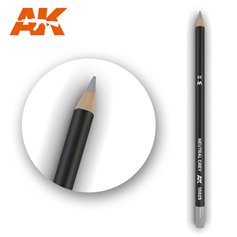 AK Interactive WATERCOLOR PENCIL - ołówek do weatheringu - NEUTRAL GREY