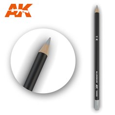 AK Interactive WATERCOLOR PENCIL - ołówek do weatheringu - ALUMINIUM
