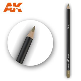 AK Interactive WATERCOLOR PENCIL - ołówek do weatheringu - GOLD