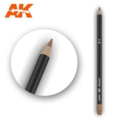 AK Interactive WATERCOLOR PENCIL - ołówek do weatheringu - COPPER