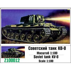 Zebrano 1:100 Resin model kit KV-8