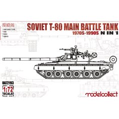 Modelcollect 1:72 T-80 MBT - 1970S-1990S N IN 1