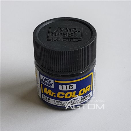 Mr.Color C116 Black Gray - RLM66 - SATIN - 10ml 