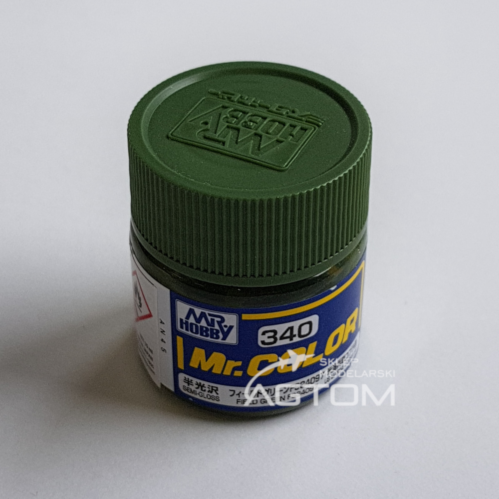 C340 Field Green FS34097 -SATIN 10ml C340 Field  Green FS34097 -SATIN 10ml (Gunze C) Gunze Paints Sklep  Modelarski Agtom