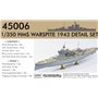 Academy 45006 Detail Set Warspite 1/350
