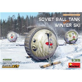 Mini Art 40008 Soviet BallTank w/winter ski w/int.