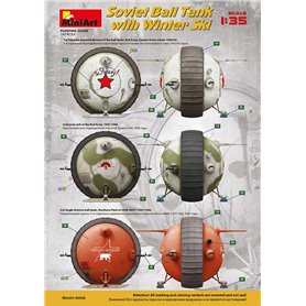 Mini Art 40008 Soviet BallTank w/winter ski w/int.