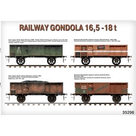 Mini Art 1:35 RAILWAY GONDOLA 16.5 - 18T