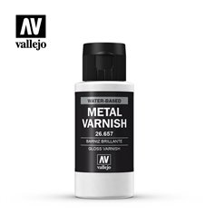 Vallejo 26657 Metal Varnish - BŁYSZCZĄCY - 60ml