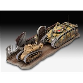 Revell 03278 Char B.1 Bis&Renault F  1/76