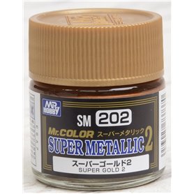 Mr.Color SUPER METALLIC SM-202 Super Gold 2 - METALICZNY - 10ml