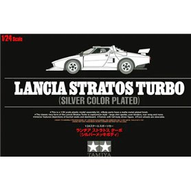 Tamiya 25418 1/24 Lancia Stratos Turbo Silver Pla.