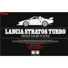 Tamiya 1:24 Lancia Stratos Turbo - SILVER COLOR PLATED