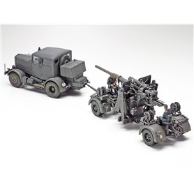 Tamiya 1:48 SS-100 HEAVY TRACTOR z działem 88mm Flak 37