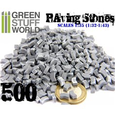 Green Stuff World Model Paving Bricks – Grey x500
