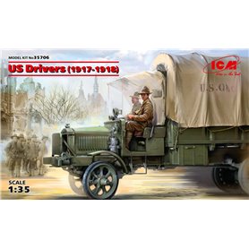 ICM 1:35 US DRIVERS - 1917-1918 | 2 figurki |
