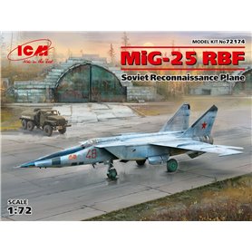ICM 1:72 MiG-25 RBF - SOVIET RECONNAISSANCE PLANE