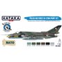 Hataka BS047 BLUE-LINE Zestaw farb POLISH AIR FORCE SUKHOI SU-22M4