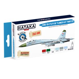 Hataka BS104 BLUE-LINE Paints set EARLY SUKHOI SU-27S/P/UB FLANKER B/C 