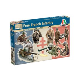 Italeri 6189 1/72 Figurki WWII-Free French Infantr