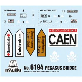 Italeri 1:72 BATTLESET - WWII PEGASUS BRIDGE