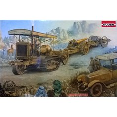 Roden 1:35 Holt 75 ARTILLERY TRACTOR z haubicą 8-INCH HOWITZER