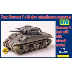 UM 1:72 Sherman V - TANK WITH 60LB AIRCRAFT ROCKET 