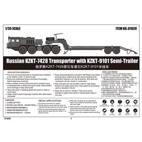 Trumpeter 1:35 KZKT-7428 TRANSPORTER z KZKT9101
