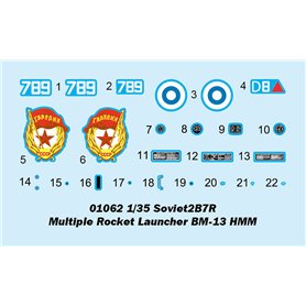 Trumpeter 1:35 2B7R MRL BM-13 NMM
