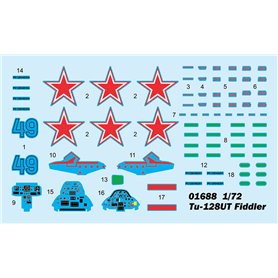 Trumpeter 1:72 Tupolev Tu-128UT Fiddler