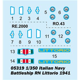 Trumpeter 1:350 RN Littorio 1941