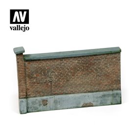 Vallejo DIORAMA ACCESSORIES 1:35 Old Brick Wall - 15cm x 10cm