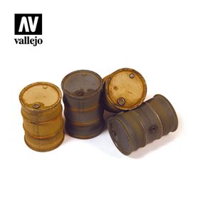 Vallejo Diorama Accessories German Fuel Drums #2 1:35