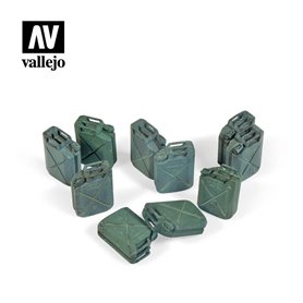Vallejo Diorama Accessories Allied Jerrycan set 1:35