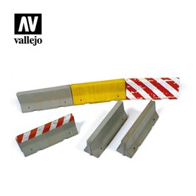 Vallejo DIORAMA ACCESSORIES 1:35 Concrete Barriers 1:35