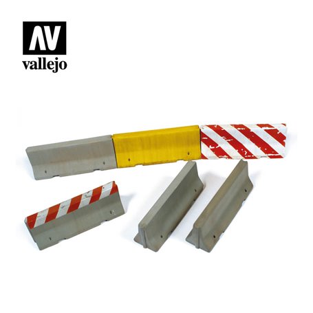 Vallejo Diorama Accessories Concrete Barriers 1:35