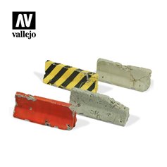 Vallejo DIORAMA ACCESSORIES 1:35 Damaged Concrete Barriers 