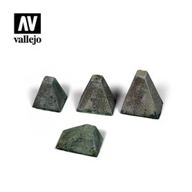 Vallejo Diorama Accessories Höckerhindernis “Type 38” (Anti-Tank Barriers) 1:35