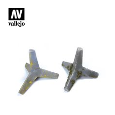 Vallejo DIORAMA ACCESSORIES 1:35 Trident Anti-Tank Obstacle 