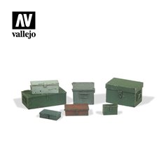 Vallejo DIORAMA ACCESSORIES 1:35 Universal Metal Cases 