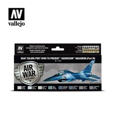Vallejo 71618 Zestaw farb AIR WAR - USAF COLORS POST WWII TO PRESENT - AGGRESSOR SQUADRON cz.3