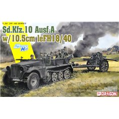 Dragon SMART KIT 1:35 Sd.Kfz.10 z działem 105mm le.SH.18/40